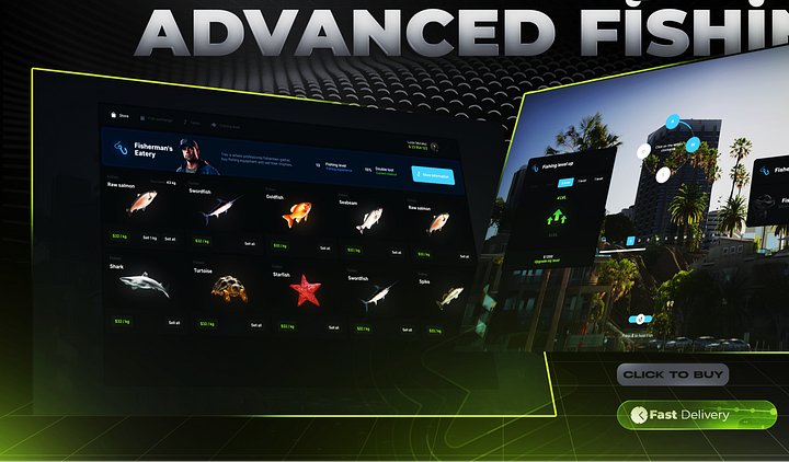 Advanced Fishing Job FiveM [ESX / QBCore / QBox] product image (1)