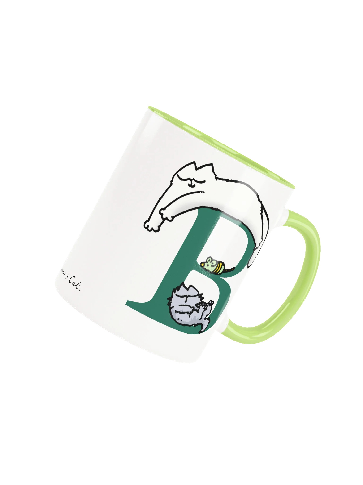 Cat Monogram Mug - B product image (4)