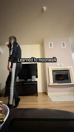 Learned to moonwalk, week 37 of #53skills