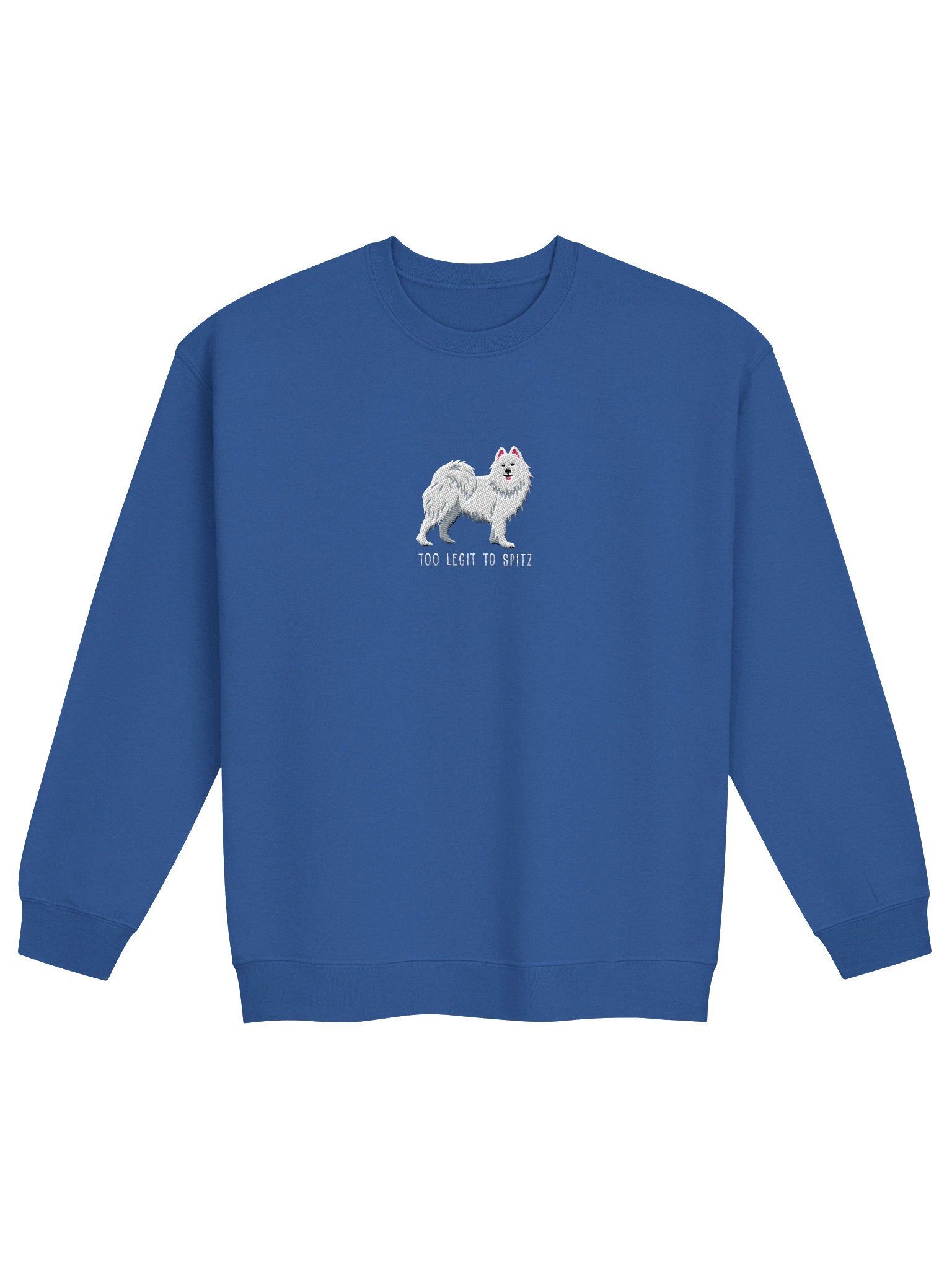 Too Legit to Spitz Sweatshirt (Embroidered) of a Samoyed product image (4)