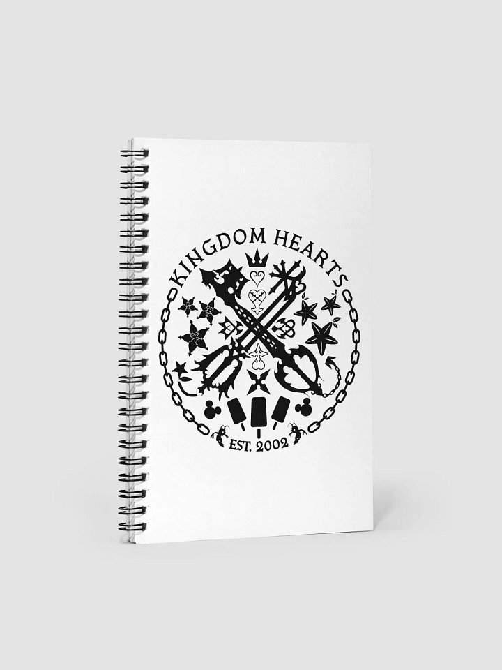 Kingdom Hearts Est 2002 Spiral Notebook product image (1)