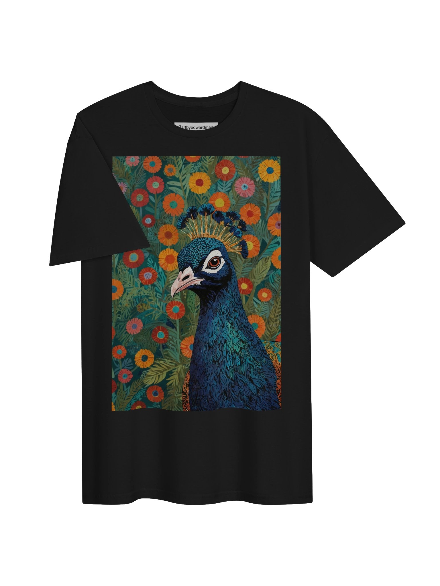 Peacock Bloom Pattern Tee product image (14)