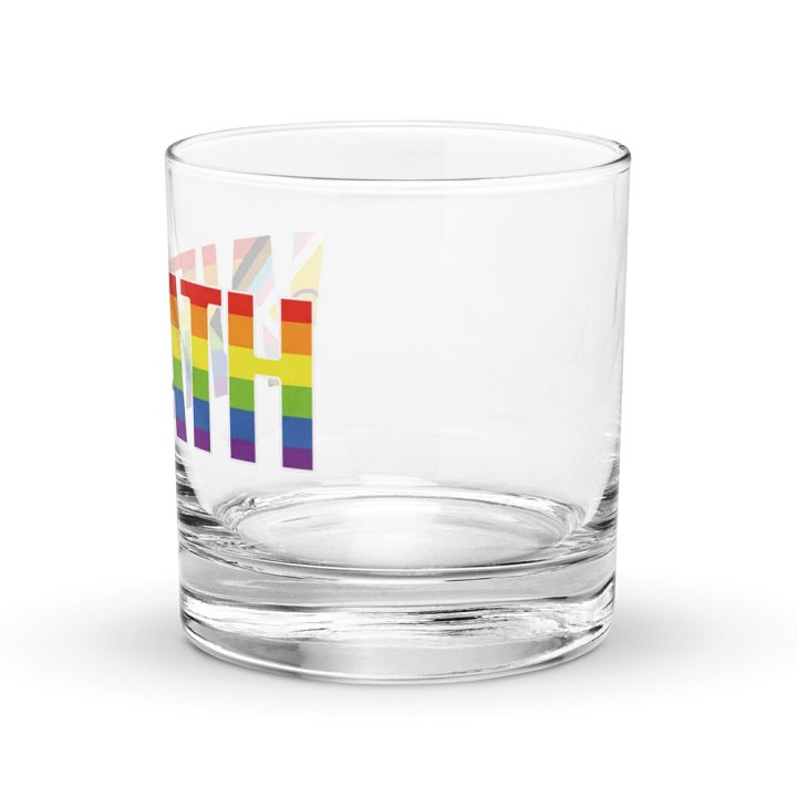 Progress Pride Rocks Glass product image (2)