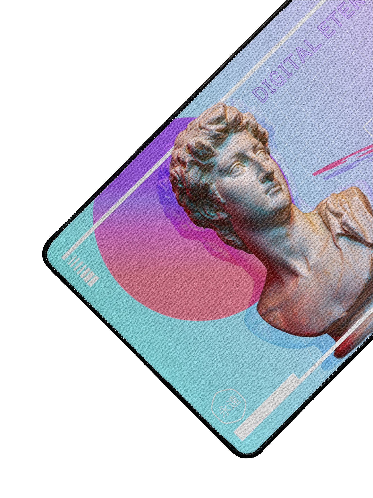 Digital Eternity Vaporwave Aesthetic Desk Mat product image (3)