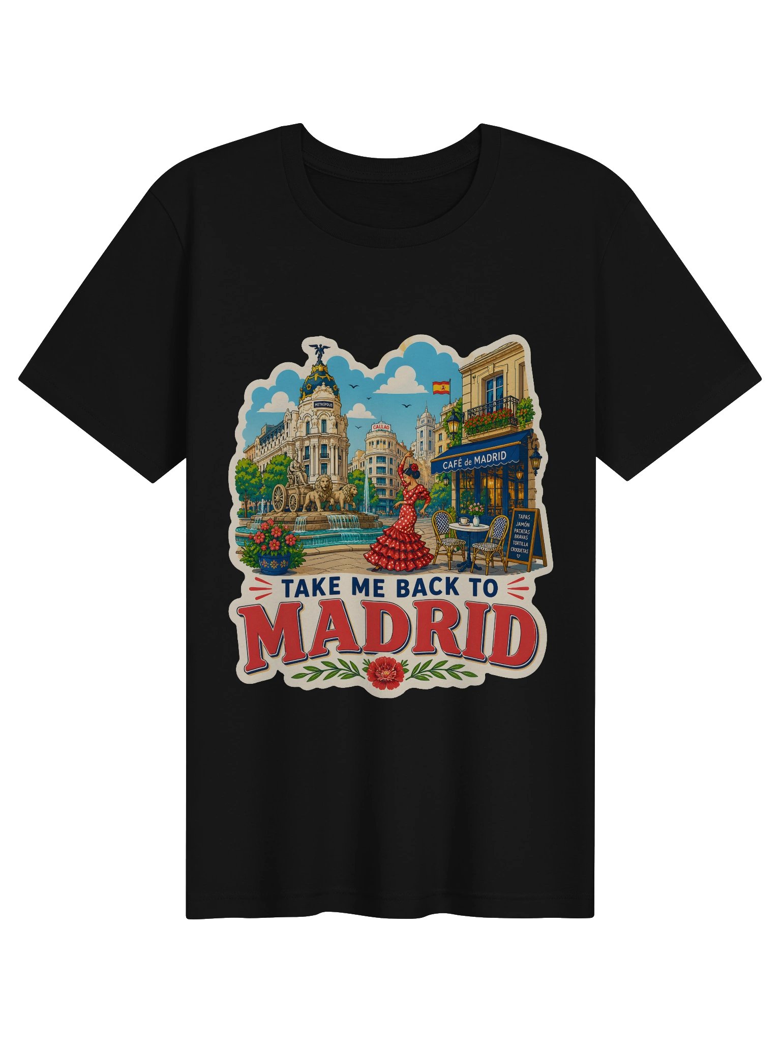 Take Me Back To Madrid Tee product image (1)