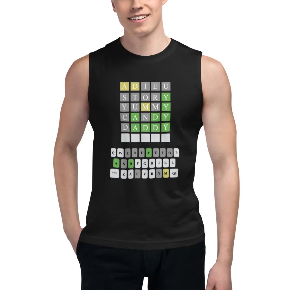 Wordle Muscle Tee product image (4)