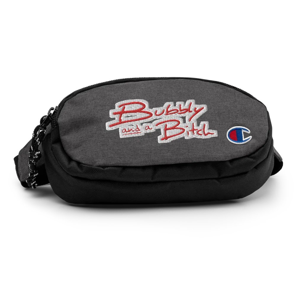 Bubbly and a B*tch (red bubble design) champion fanny pack product image (2)