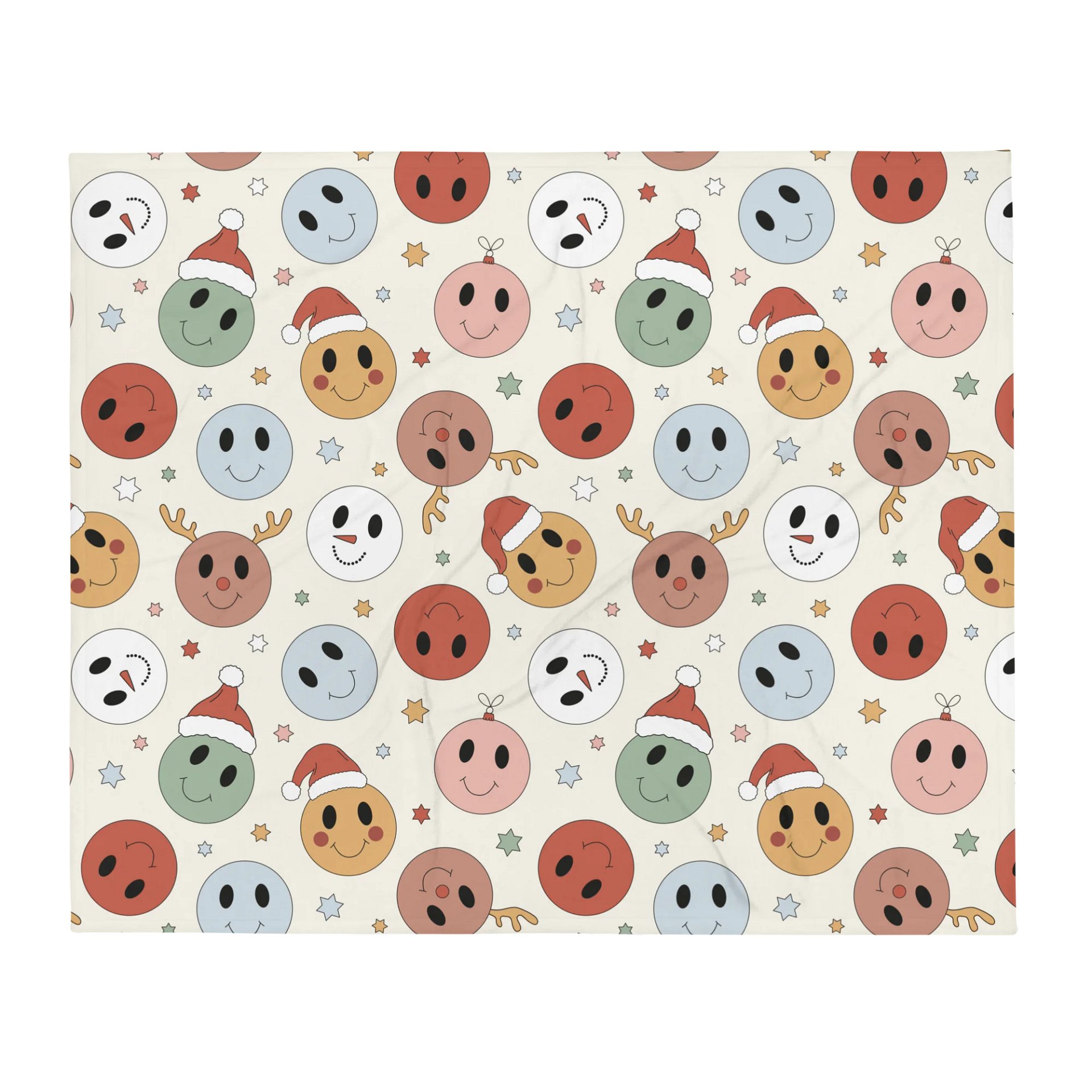 Christmas Smilies Blanket product image (1)