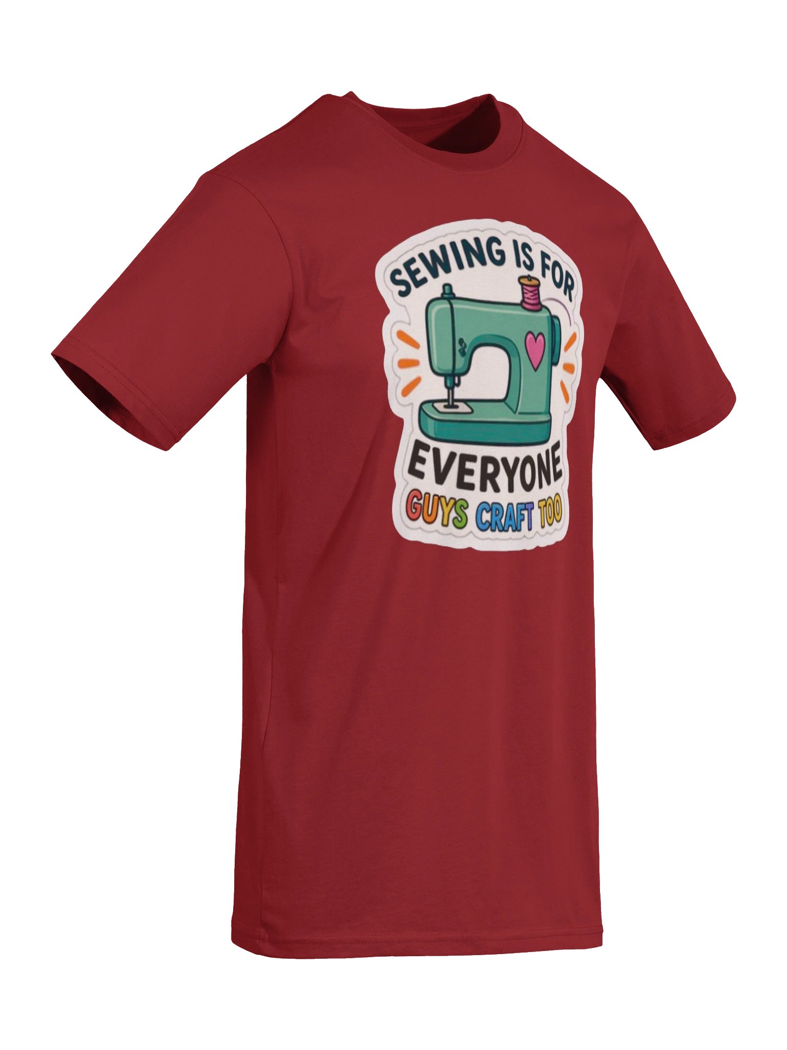 Sewing Is for Everyone Guys Craft Too Tee product image (6)