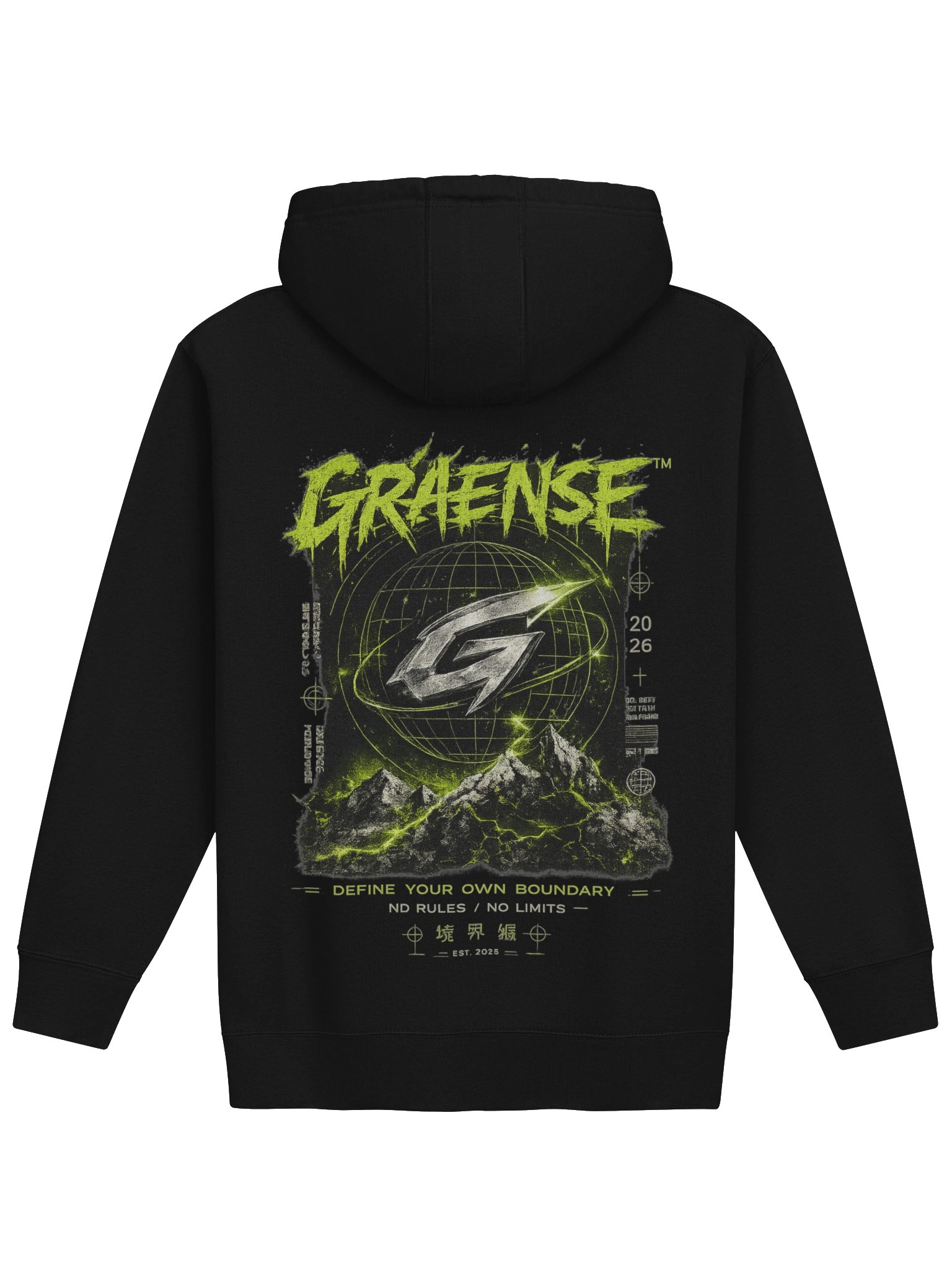 Graense Limited OUT RAGE HODDIE (GRØN) product image (1)