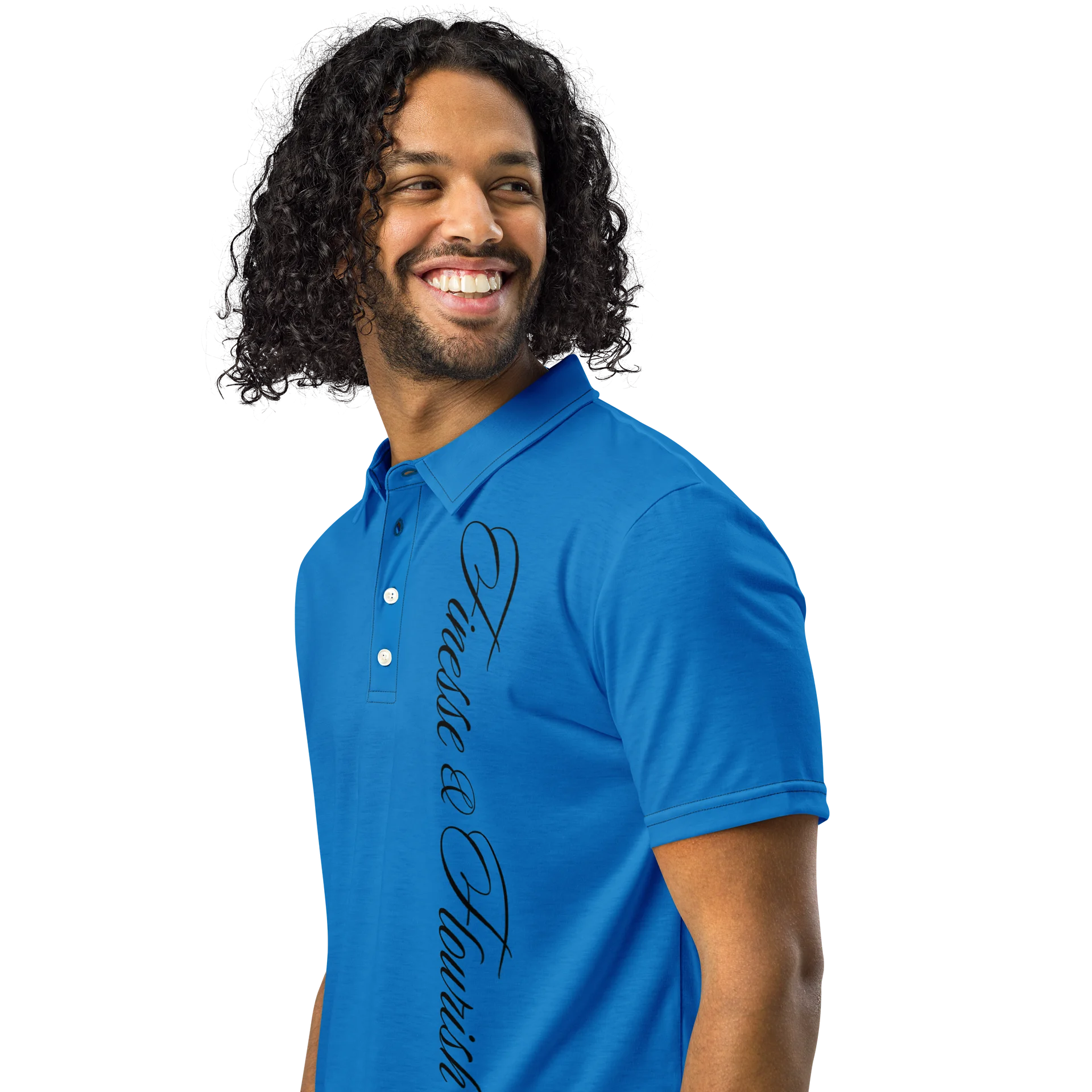 F&F Left Script Slim Fit Polo Shirt (RYL) product image (2)