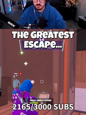 The Greatest Escape... #fyp #gaming #fortnite #skullzzhype #funny #2026 #escape