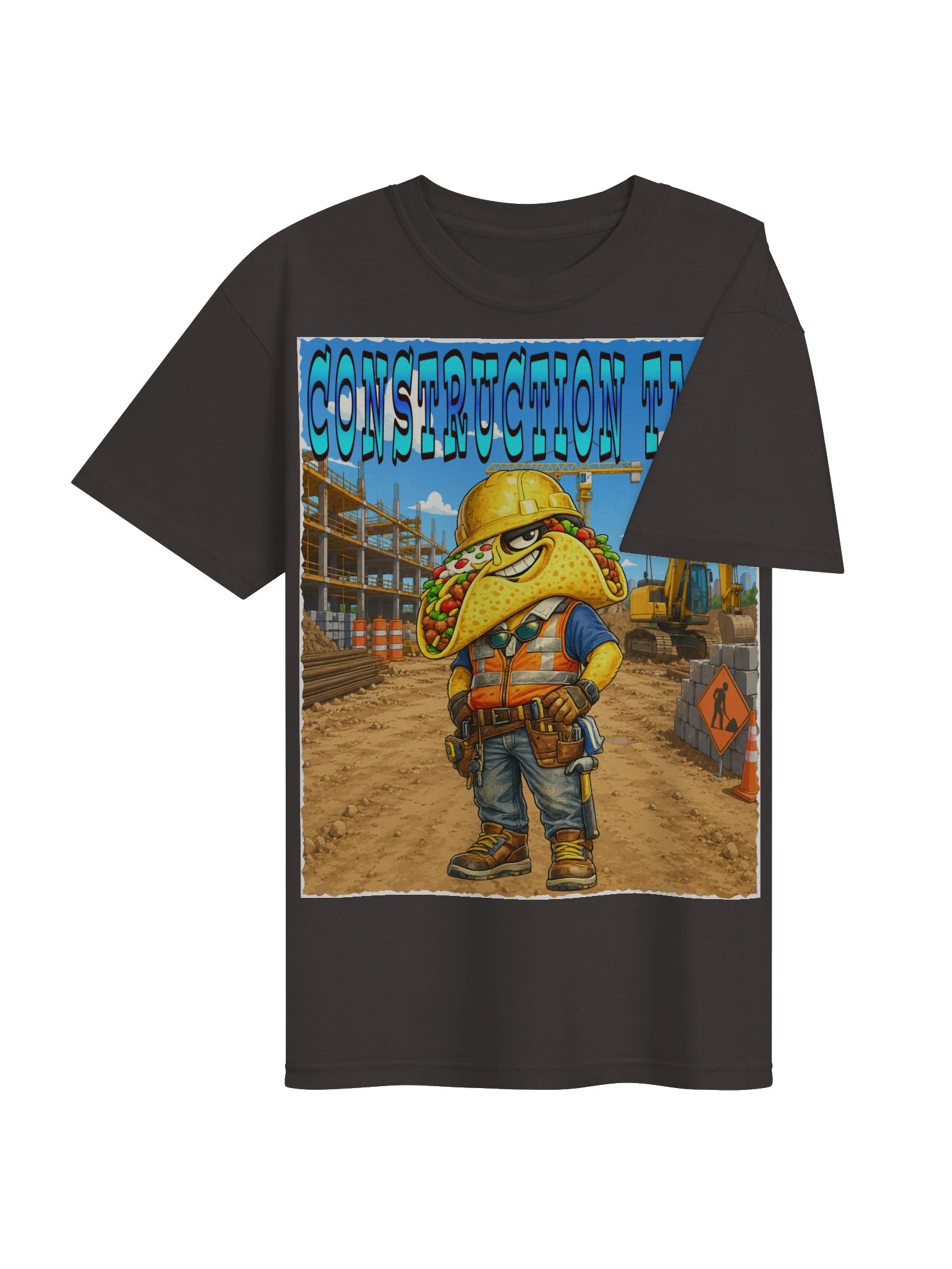 Construction Taco Heavyweight Tee The Taco family product image (44)