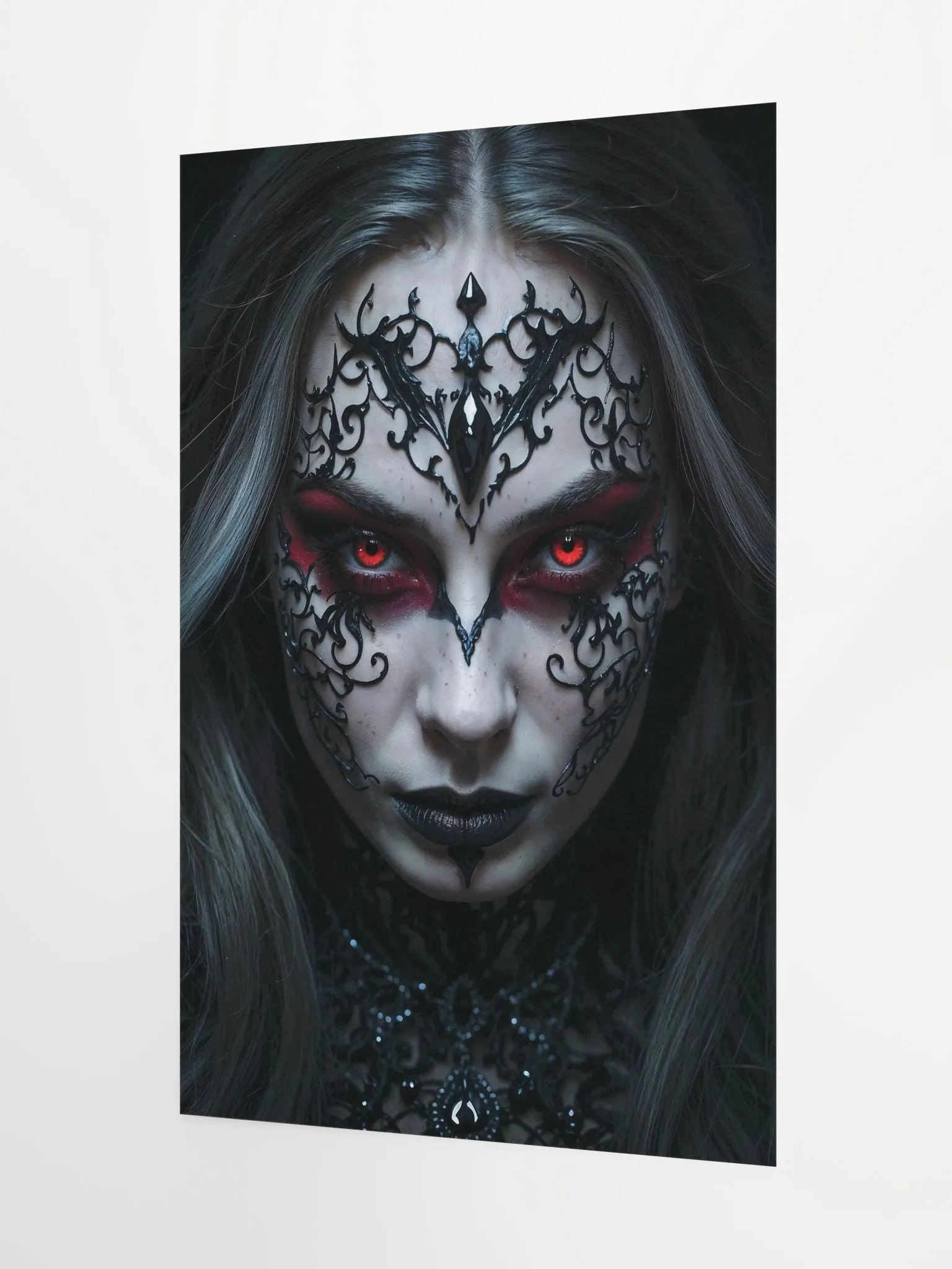 Gothic Filigree Red Eyes Poster product image (6)