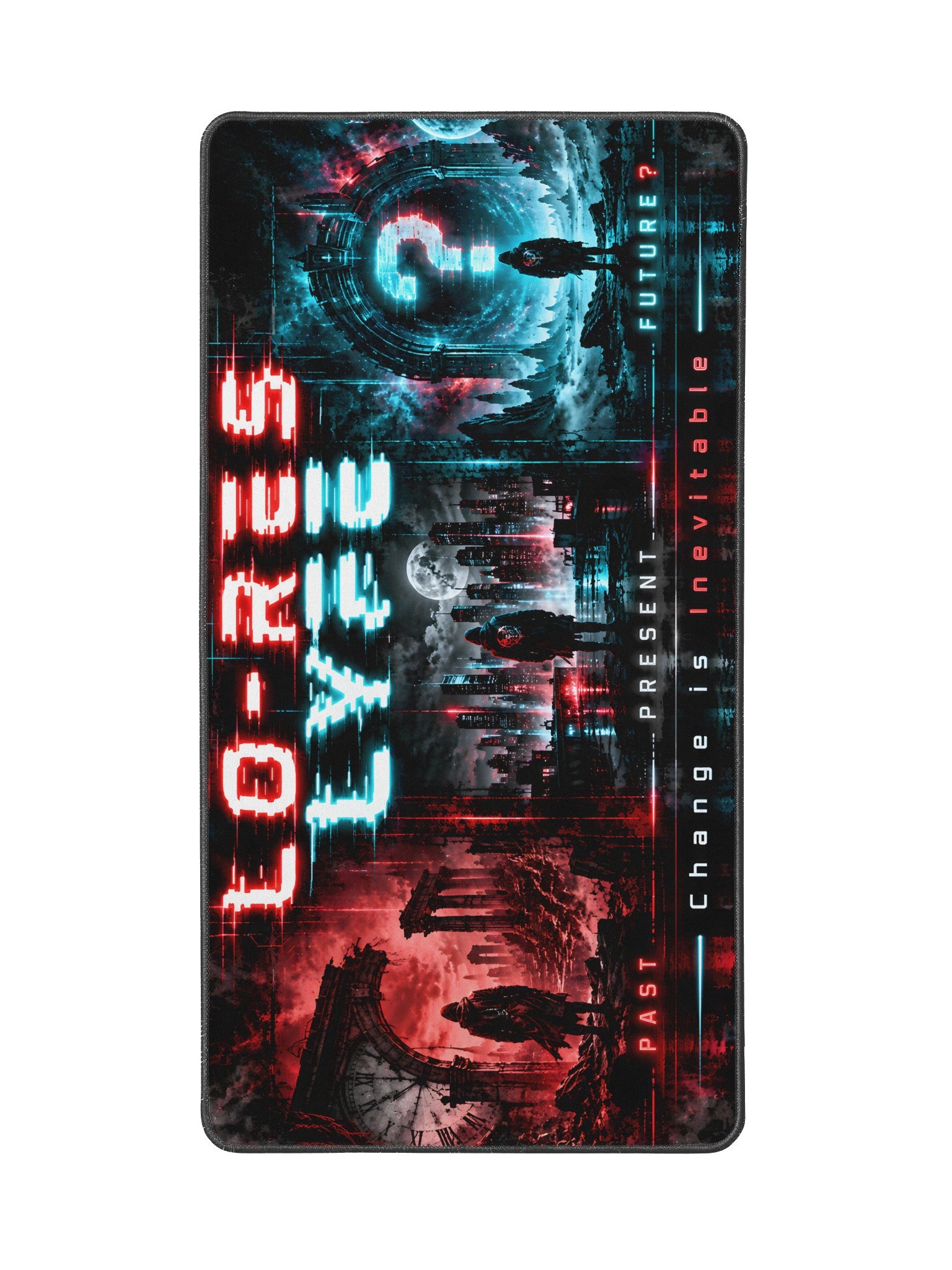 Lo-Res Lyfe | Past, Present, Future? XL Desk Mat product image (2)