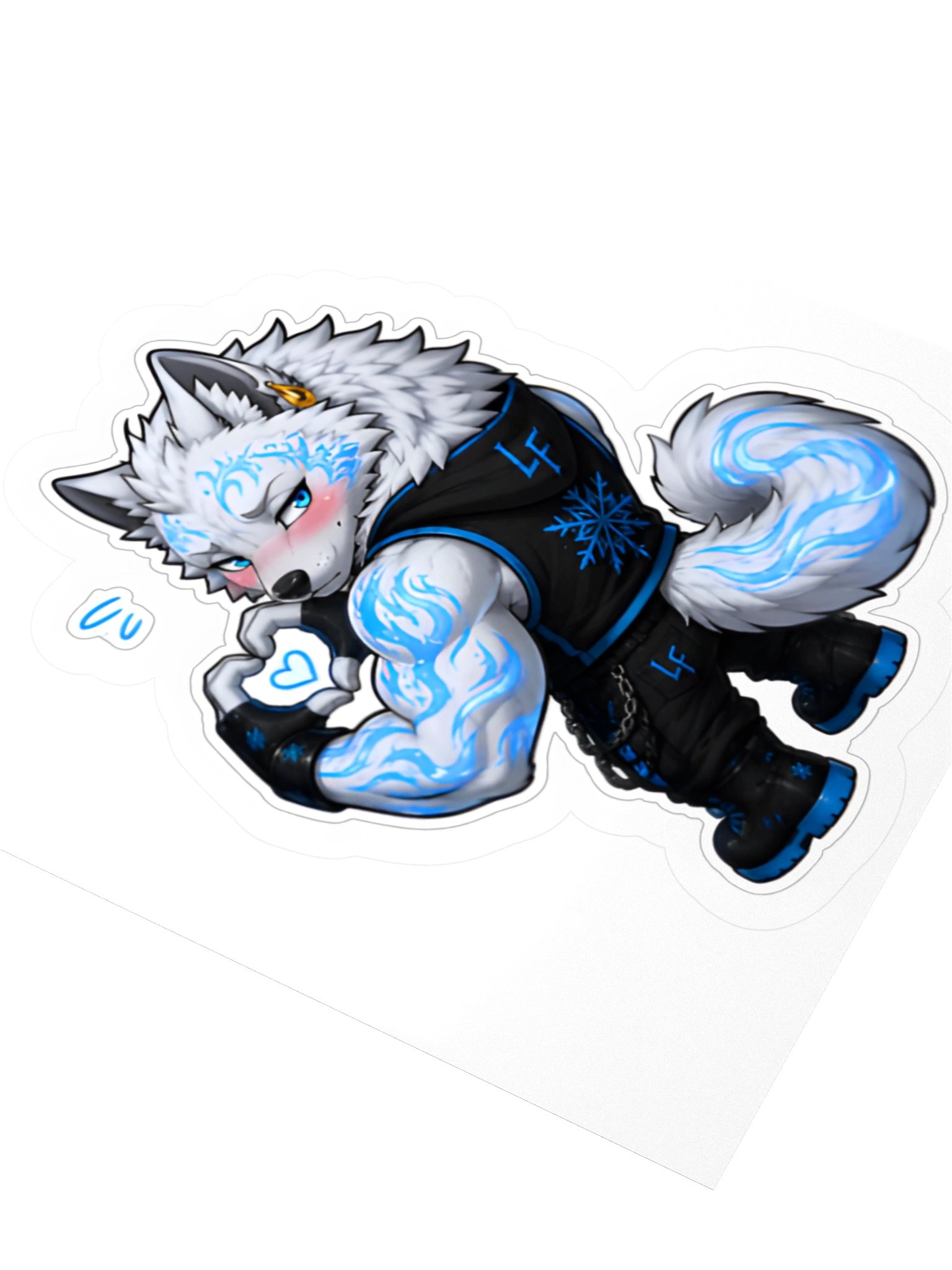 Frostfur Heart Flex Sticker product image (8)