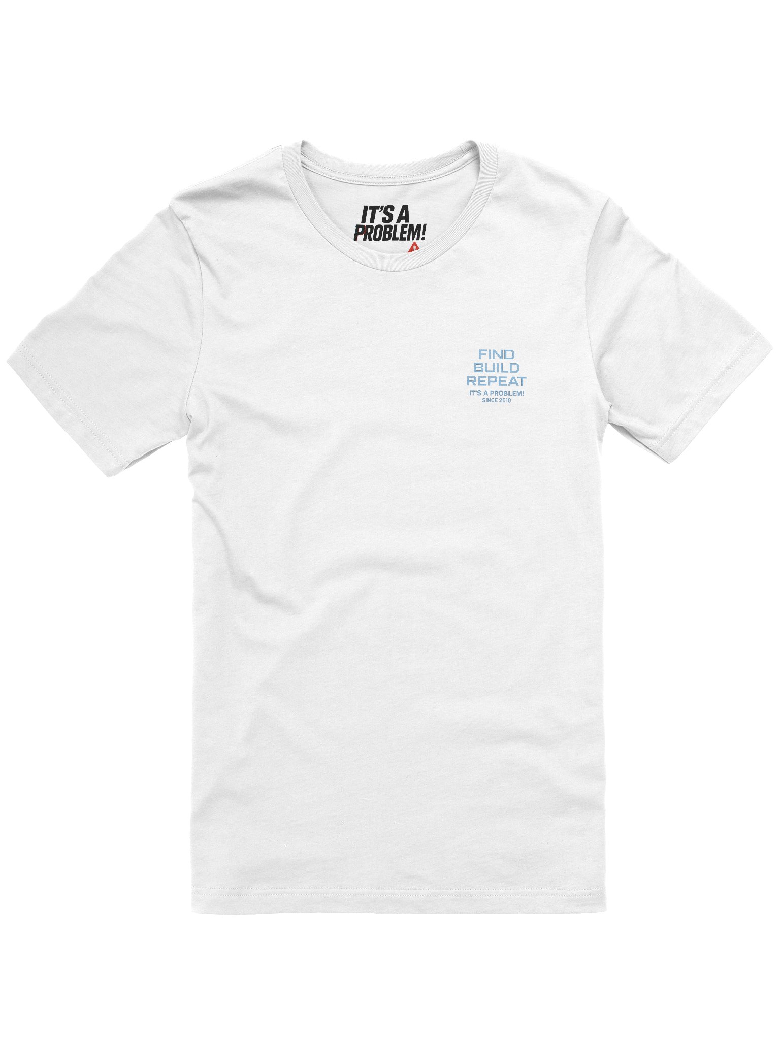 FIND BUILD REPEAT T-Shirt – Blueprint Glow Edition | IT’S A PROBLEM!® product image (3)