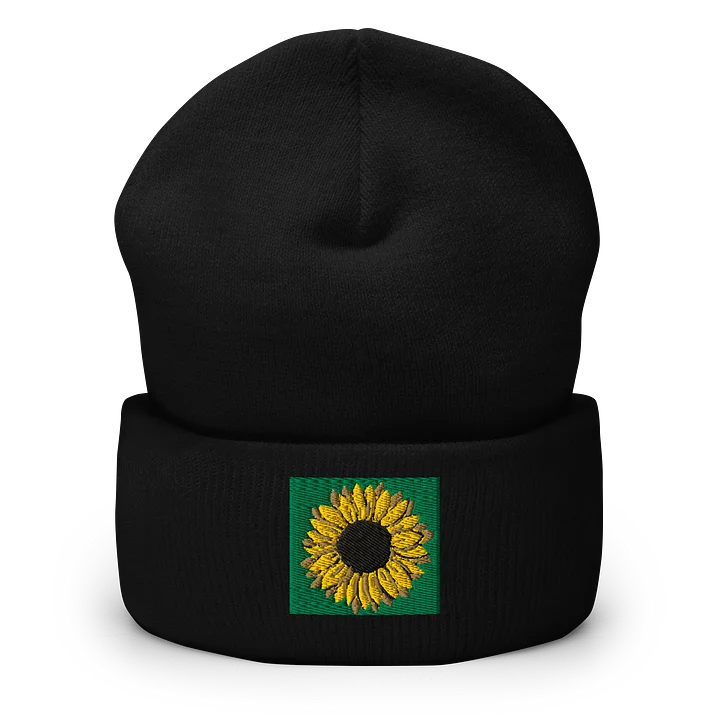 Hidden Disability Sunflower Embroidered Beanie product image (1)