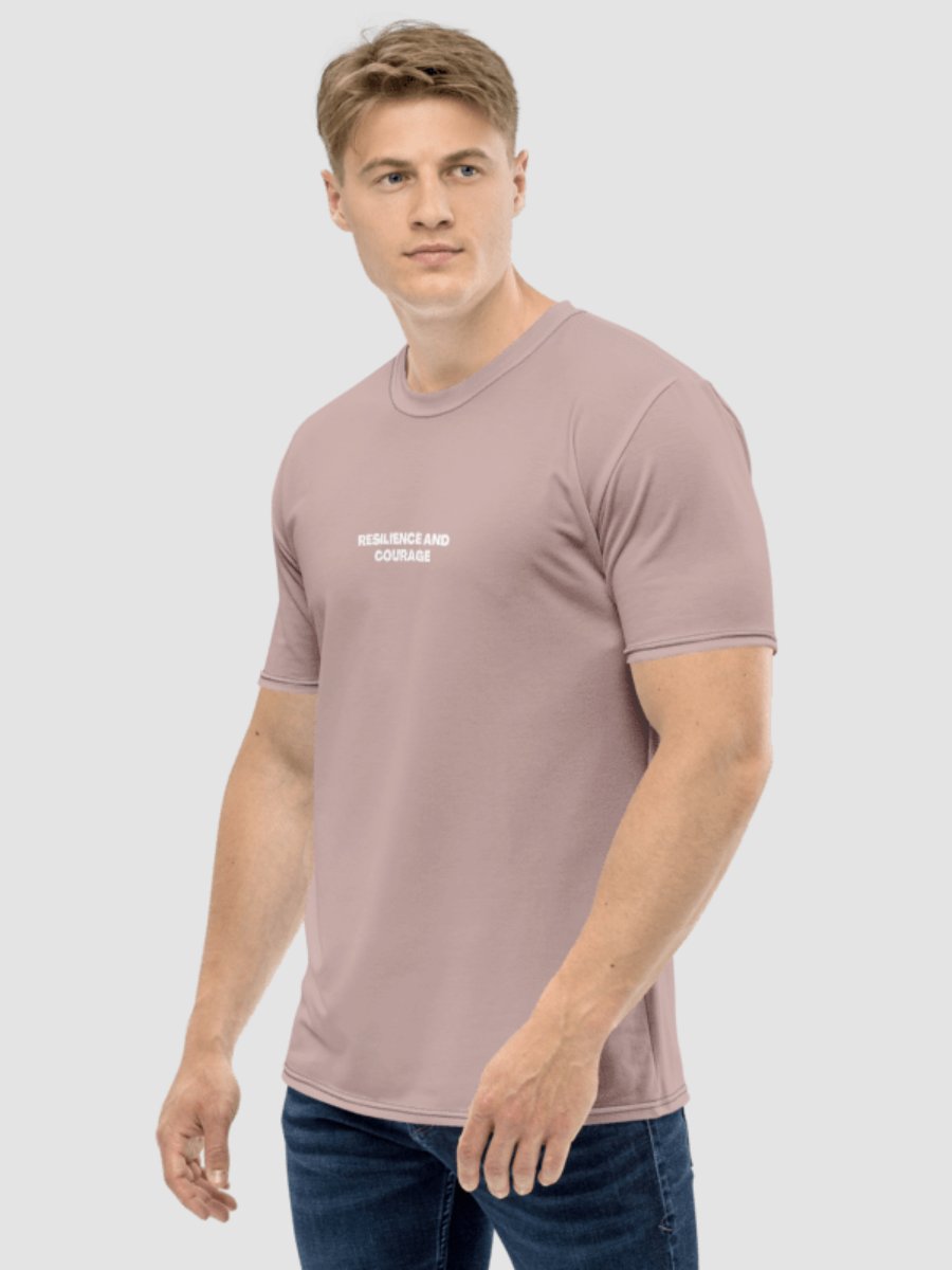 Resilience and Courage T-Shirt - Dusty Pink product image (1)