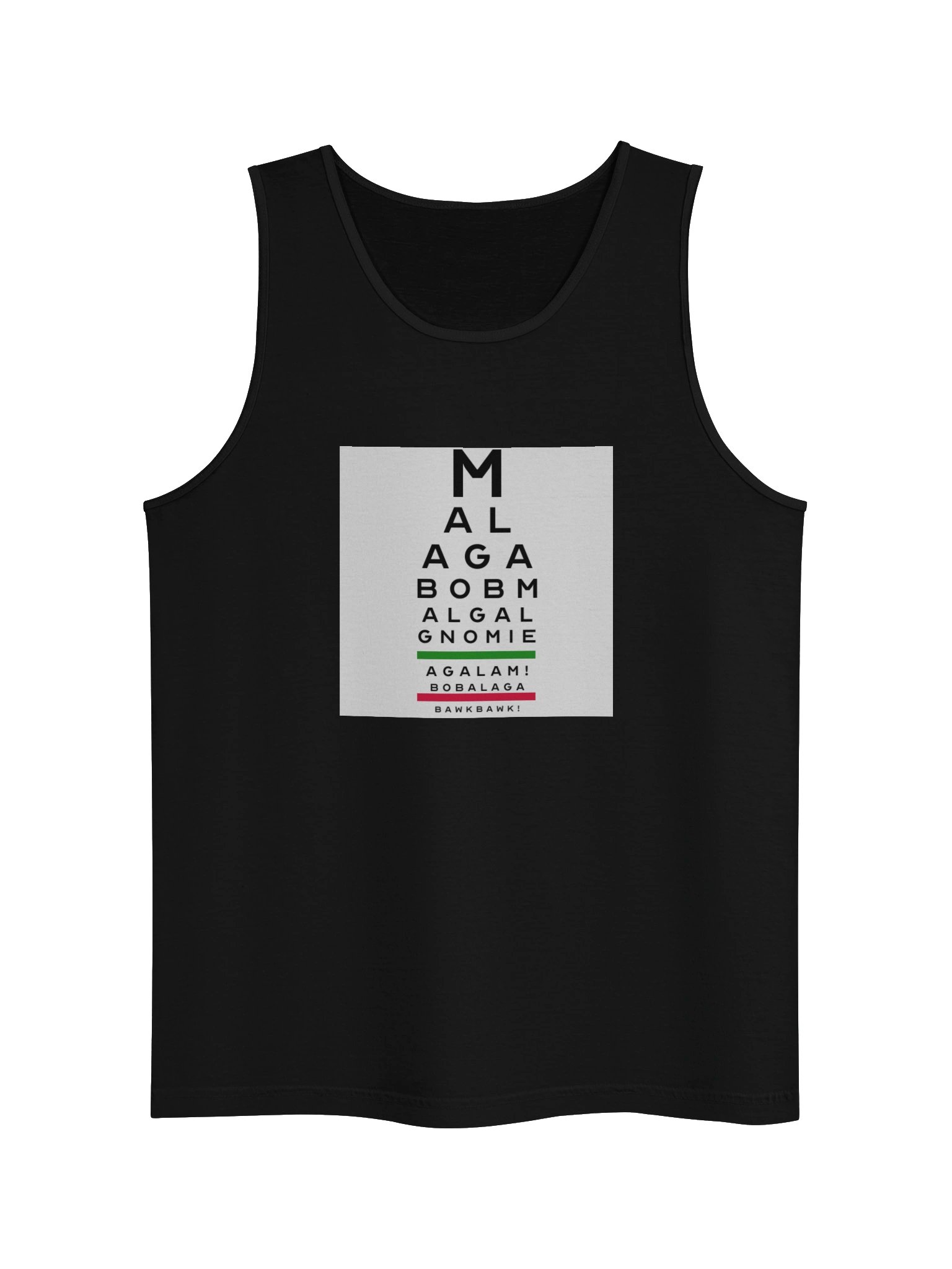 Malaga Eye Chart tank product image (1)