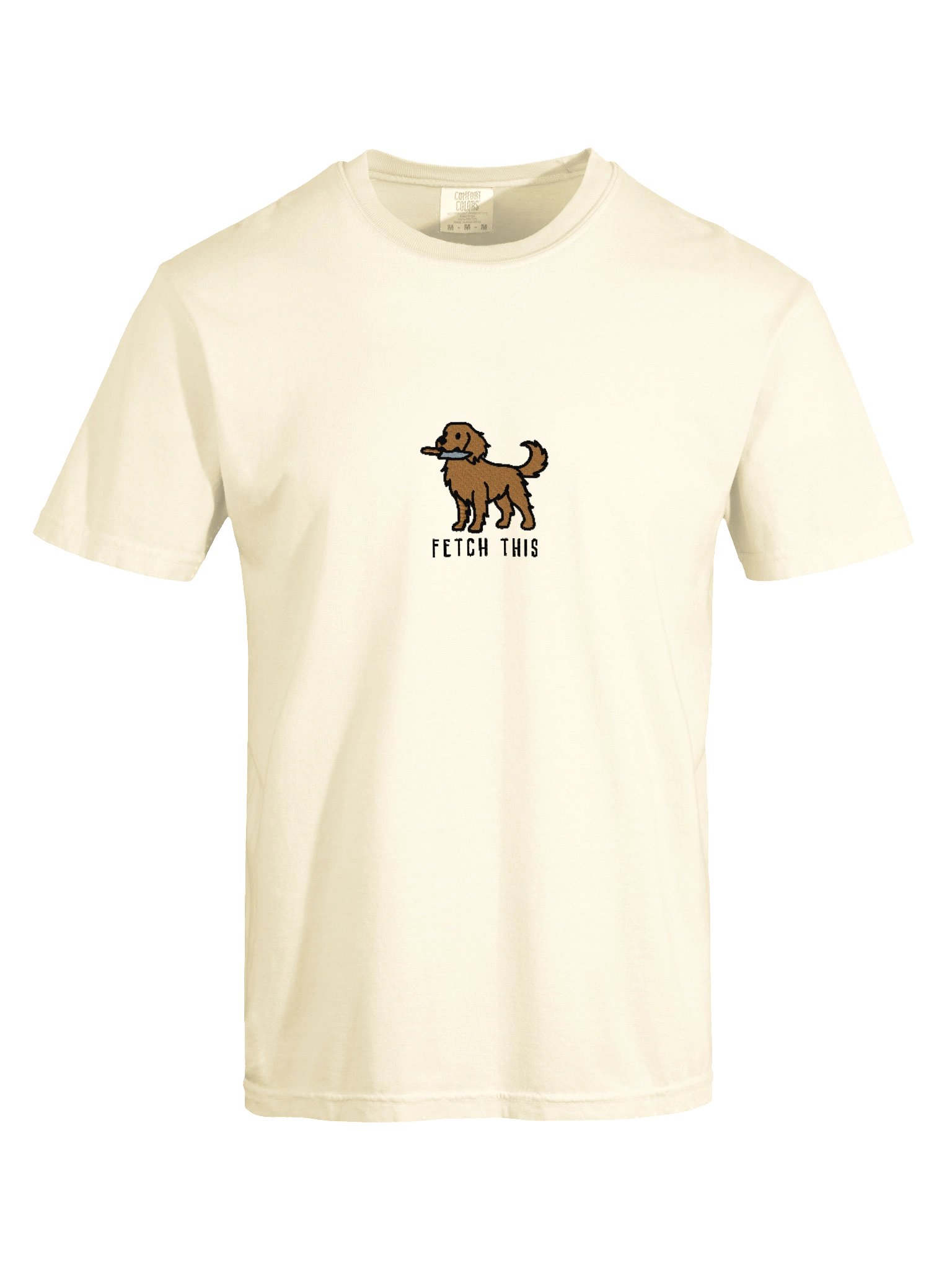 Fetch This Funny Chibi-Style Embroidered T-Shirt for Golden Retriever(Gold) Owners product image (117)