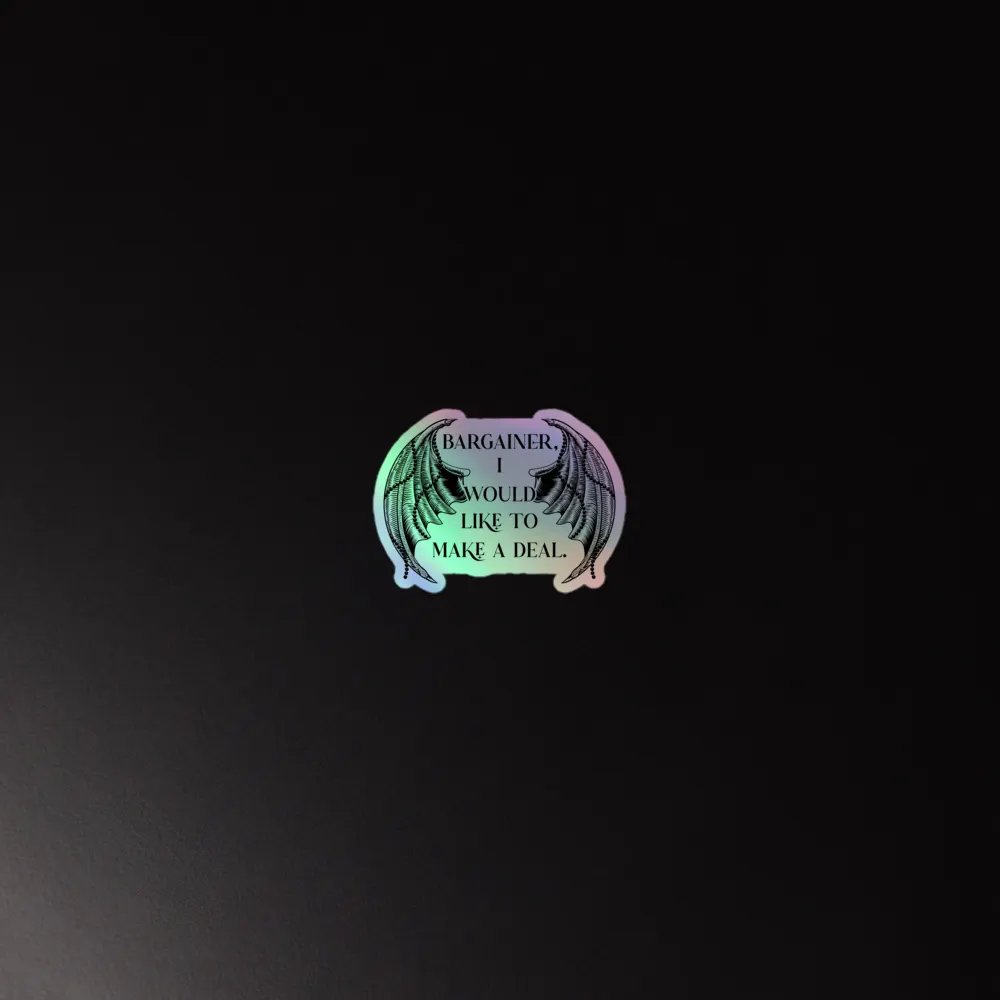 Bargainer Calling Card Holographic Sticker product image (3)