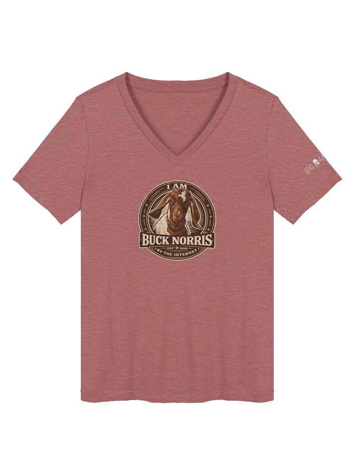 I AM BUCK NORRIS LIMITED WOMEN'S V-NECK product image (1)