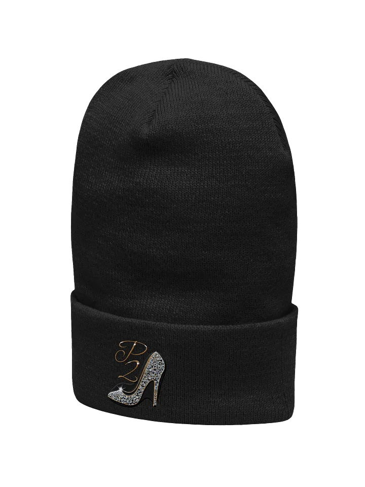 Poised Princess P2 Glitter Stiletto Embroidered Cuffed Beanie product image (14)