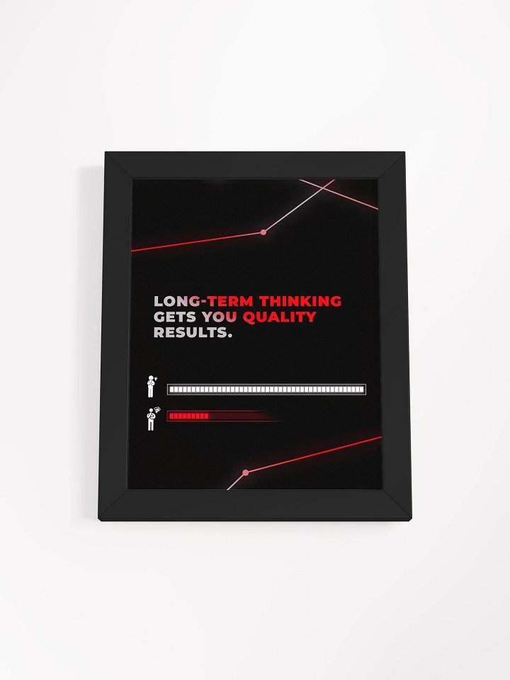Motivational Wall Art, Wood Framed Poster product image (1)