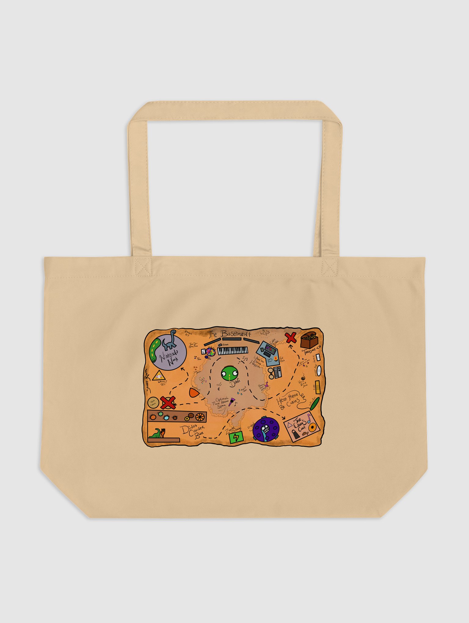 Basement Map Tote Bag product image (1)