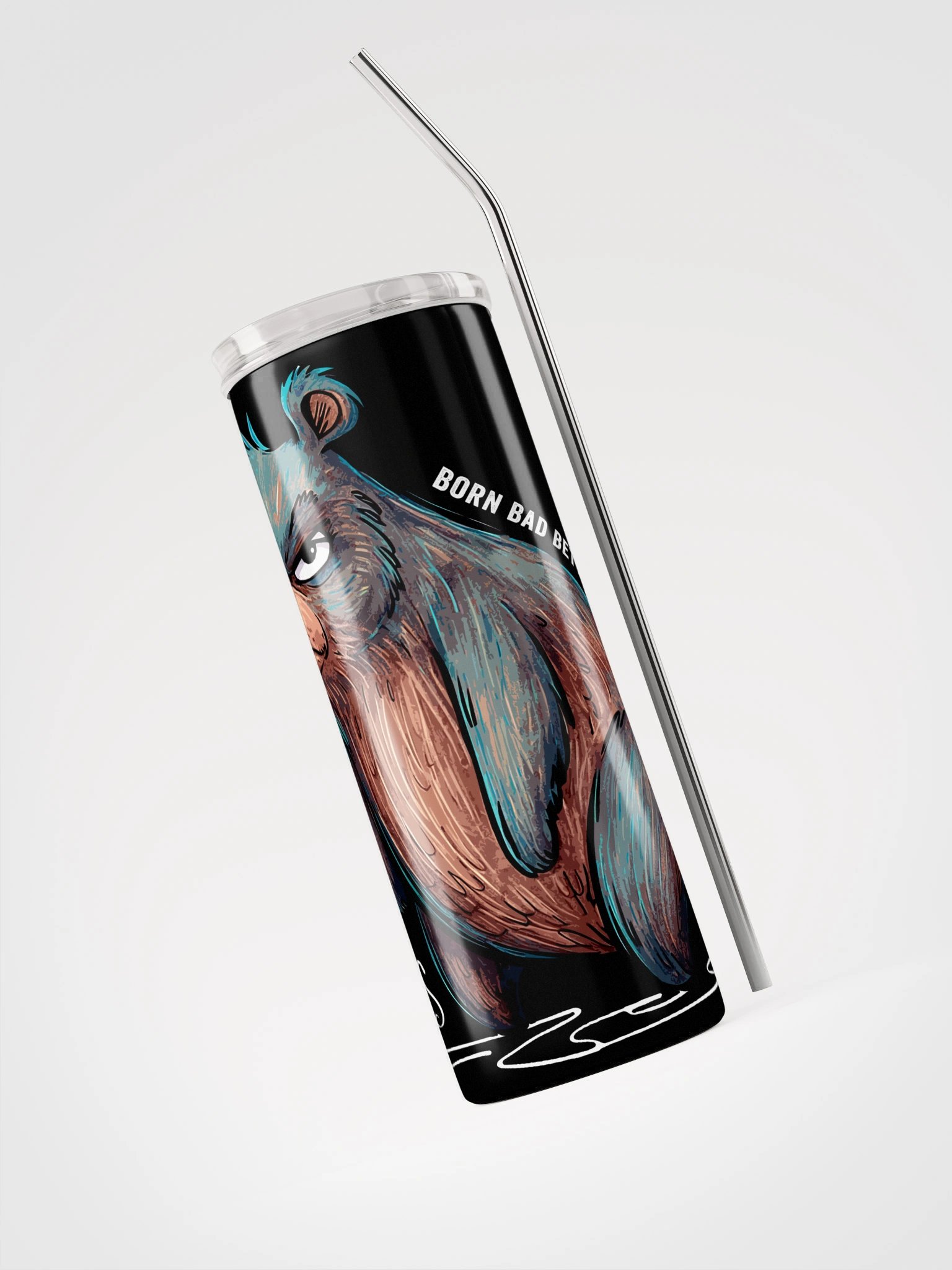 Grumpy Bear Stainless Steel Tumbler product image (5)