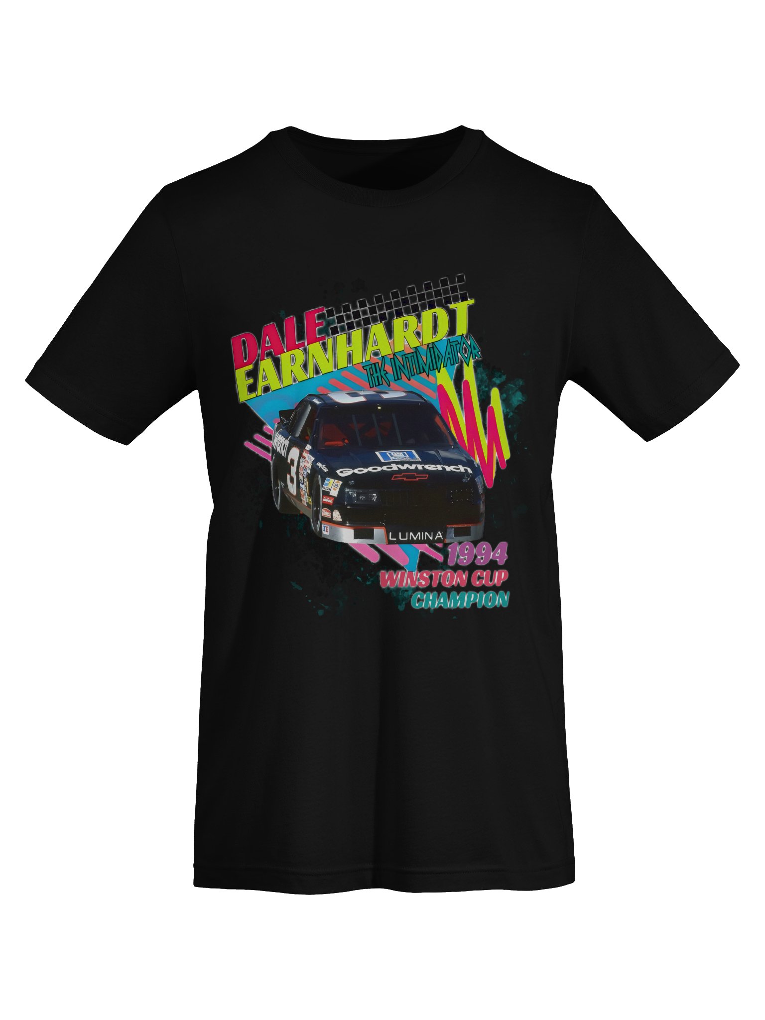 Dale Earnhardt 'The Intimidator' Neon Race Tee product image (7)