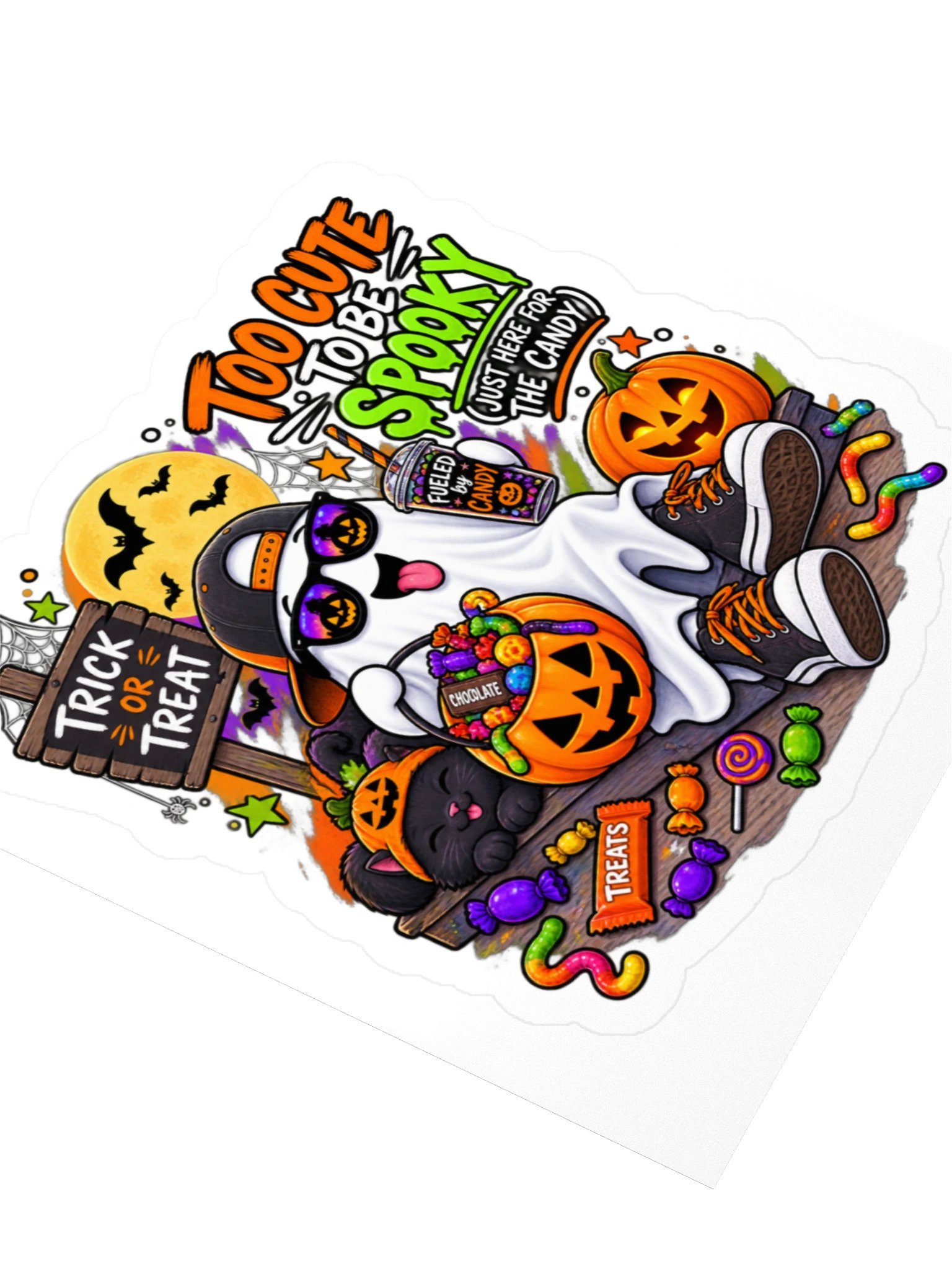 Too Cute to be Spooky Sticker product image (3)