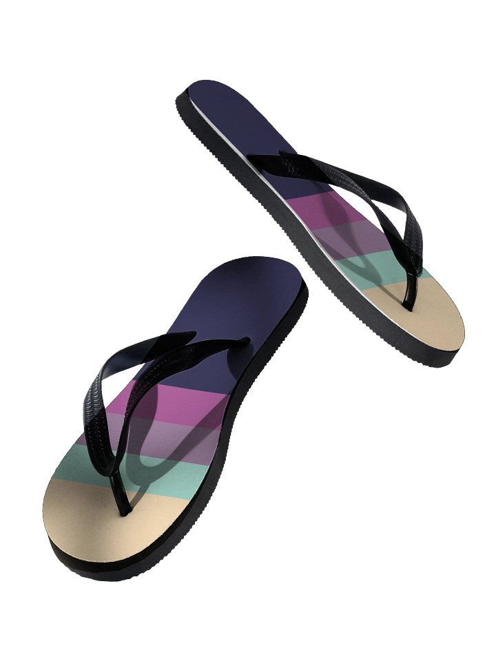 Vibrant Footprint Flip-Flops product image (2)