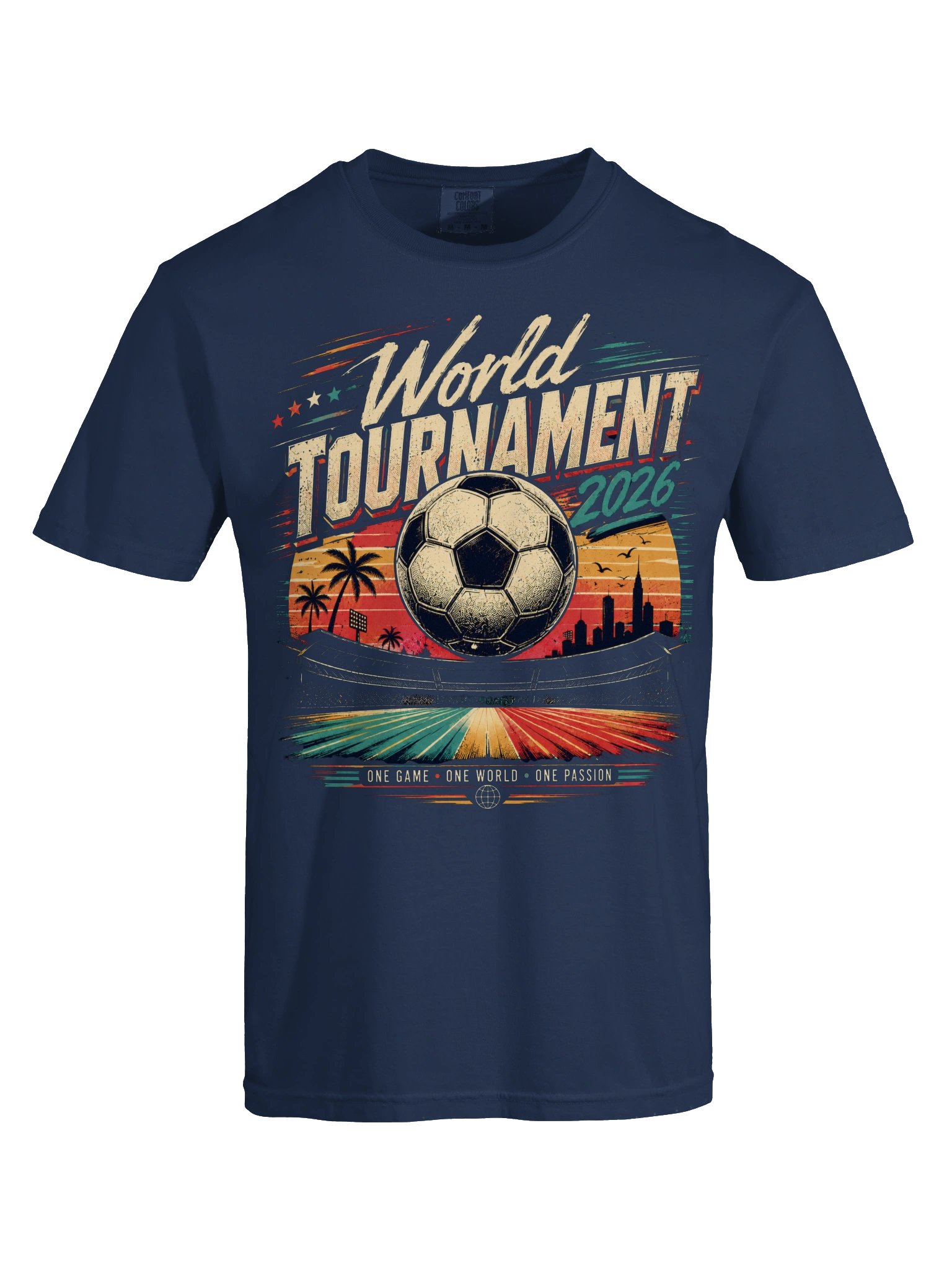 World Tournament 2026 Soccer T-Shirt – Vintage Style Graphic Tee product image (8)