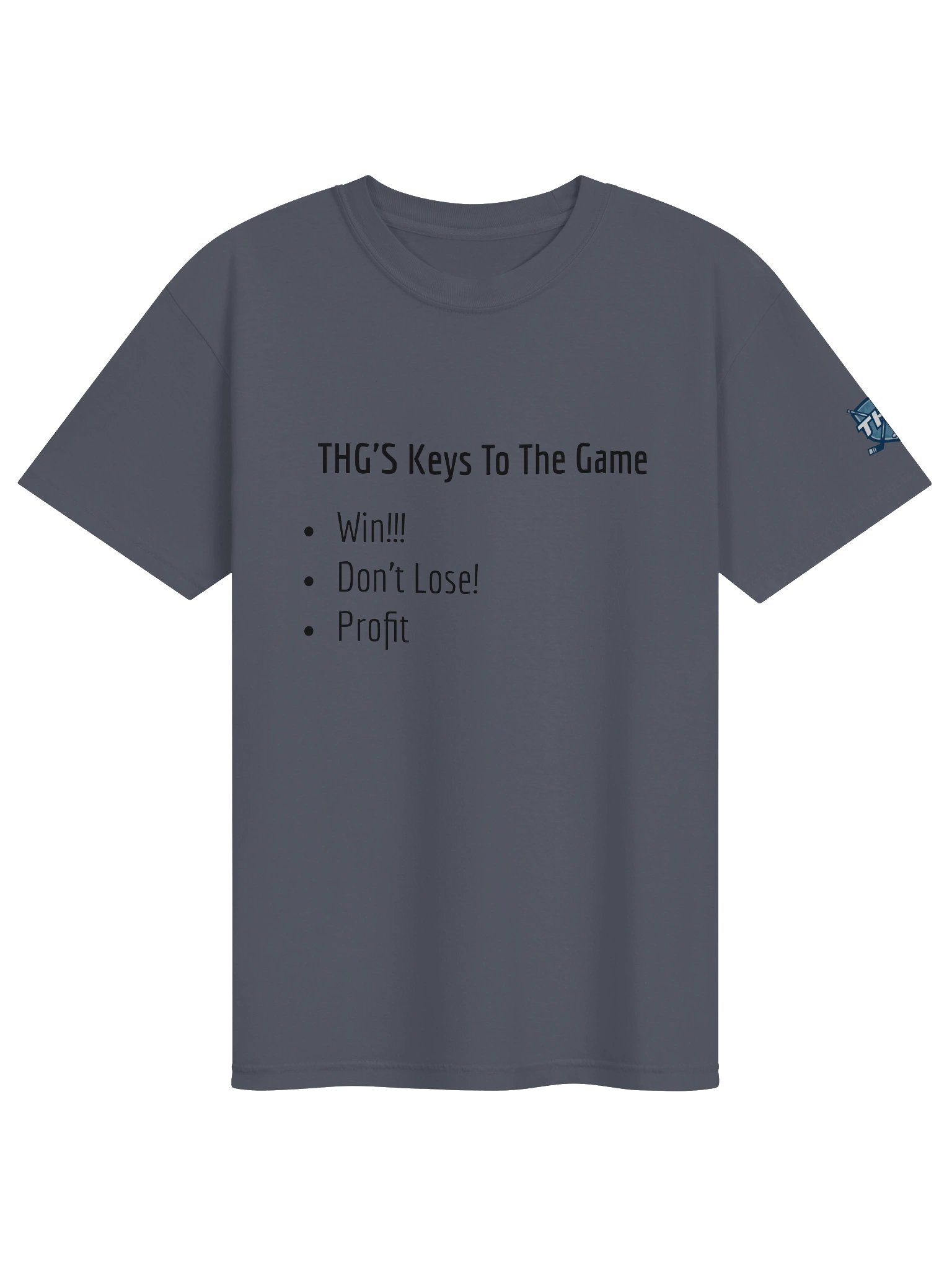 THG'S rules to the game shirt product image (1)