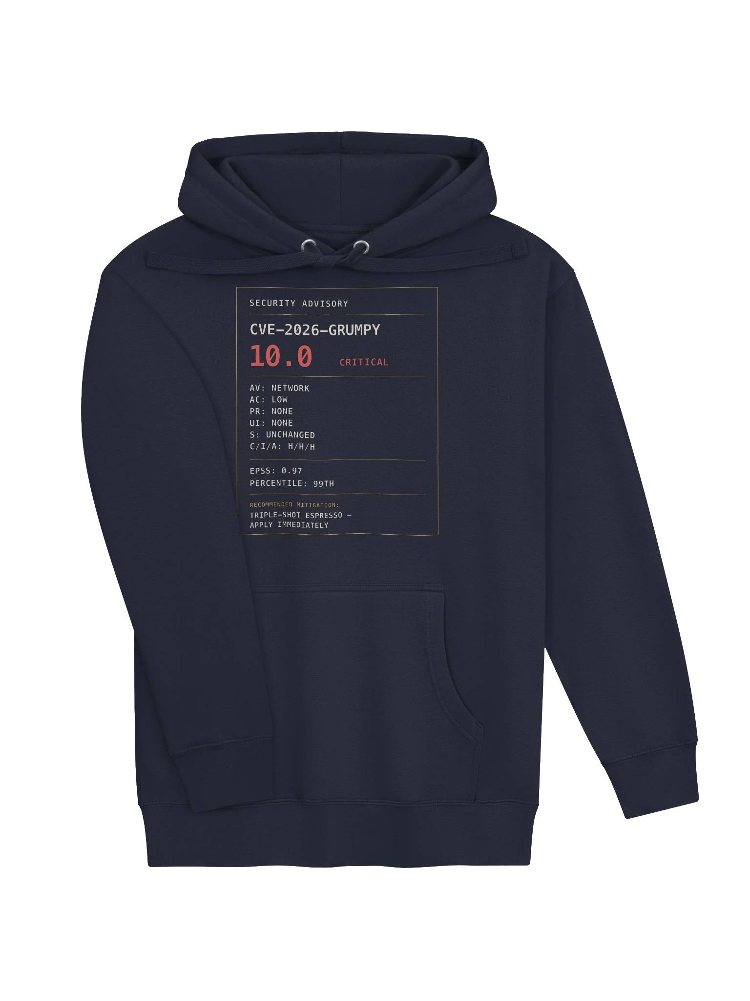 Grumpy Security Advisory Hoodie product image (3)