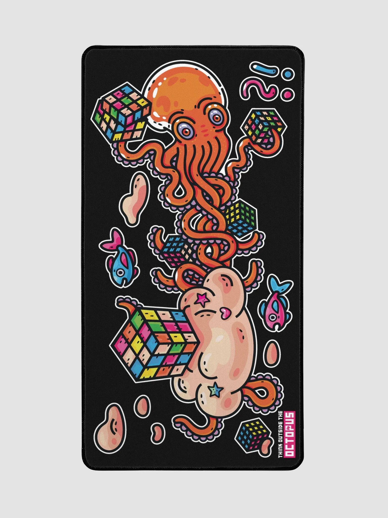 Octo Cube Solver - Computer Mat - 15.5" x 31.5" - Featuring logo product image (2)