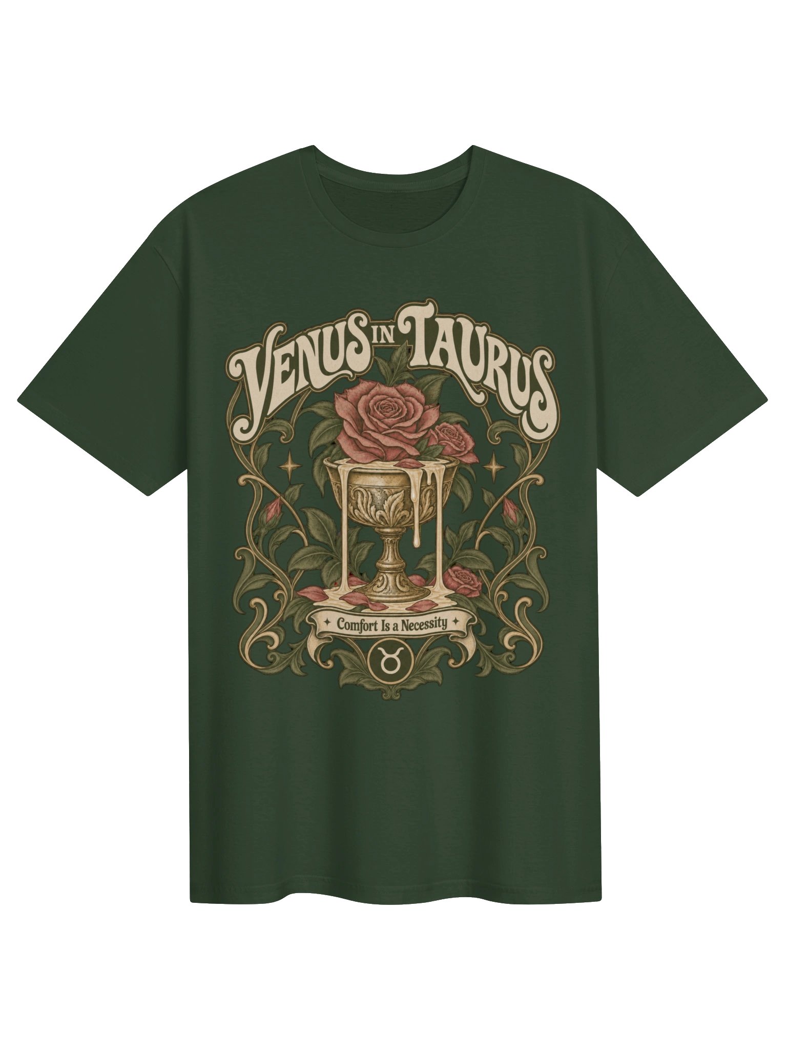 Venus in Taurus Comfort Is a Necessity Tee product image (51)