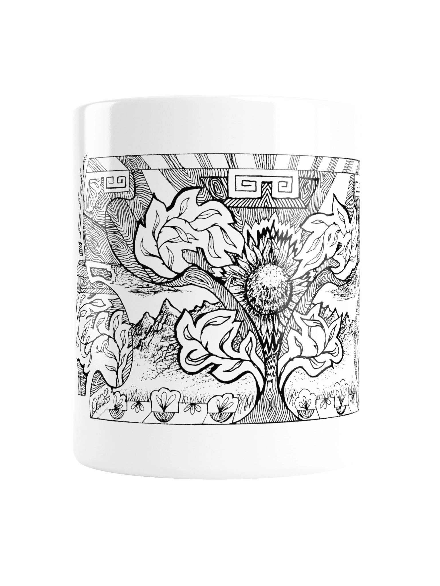 06JL3041 Sunflower Sunrise mug by Litchfield Studio product image (2)