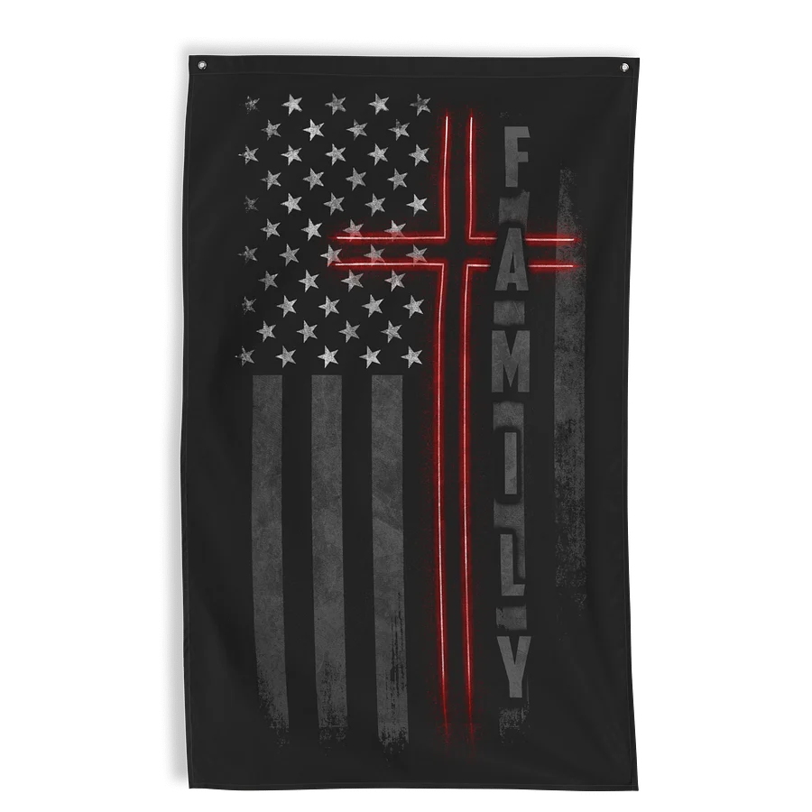 American Christian Family Wall Flag product image (1)