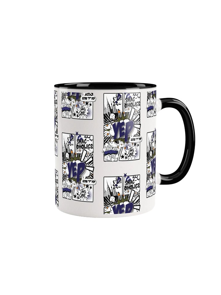 Shac-Oholics Comic Blast Mug - Dark Blue 