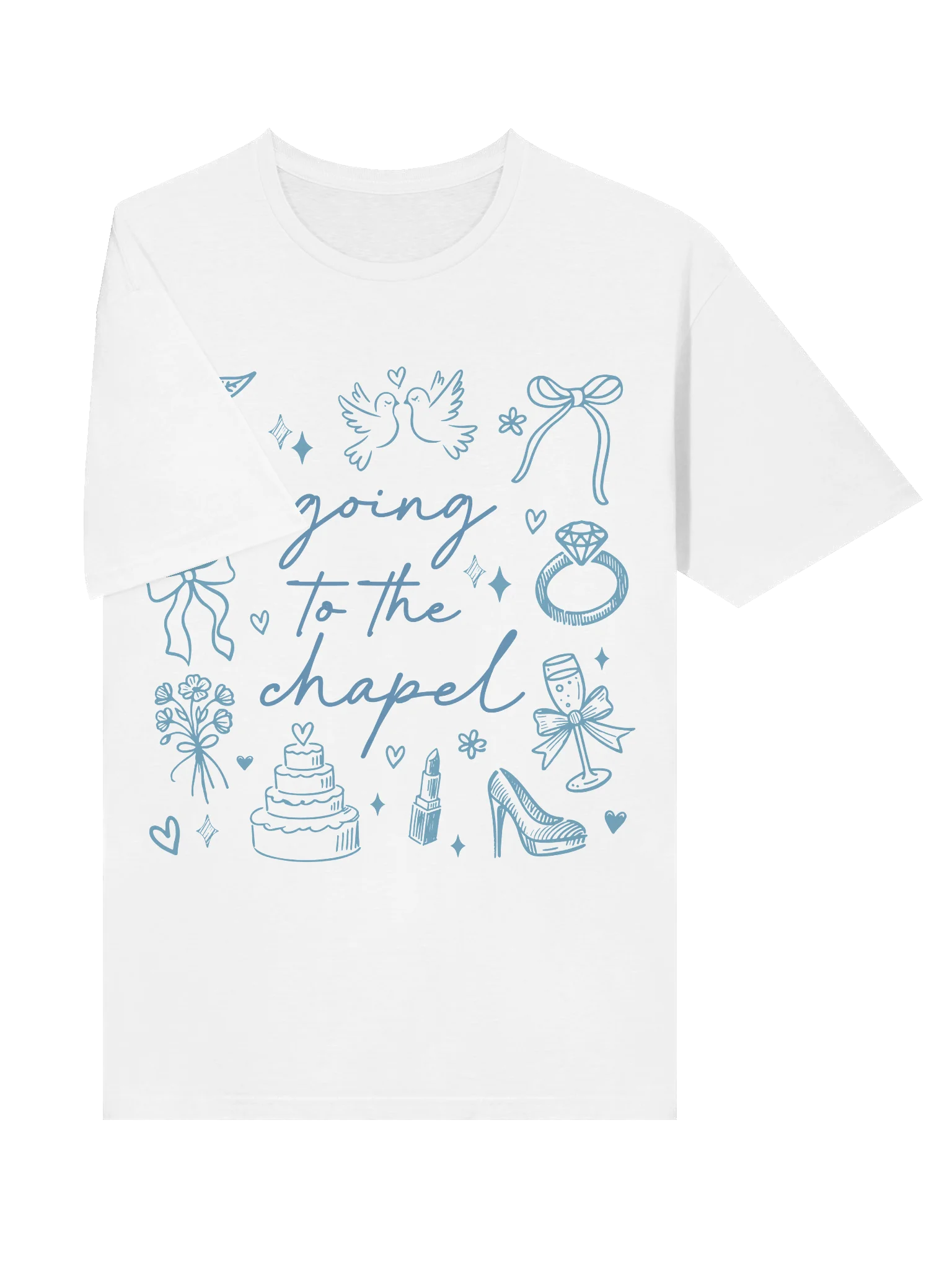 Going to the Chapel Shirt – Wedding Graphic Tee | Bride to Be Shirt, Engagement Gift, Bridal Shower Outfit, Bachelorette Party Tee product image (19)