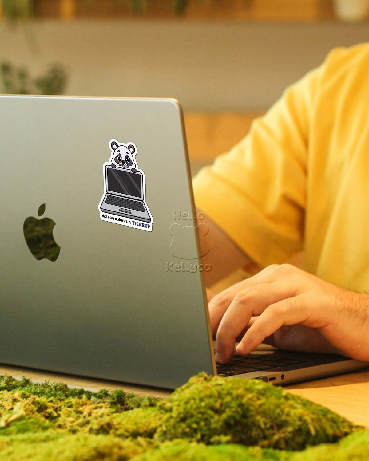 Did You Submit a Ticket? - Office Humor Vinyl Sticker product image (2)