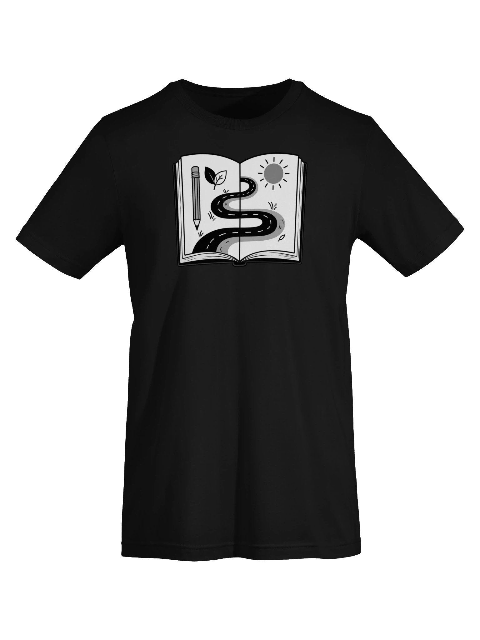Small Moments, Kept on Paper Black and White T-Shirt product image (4)