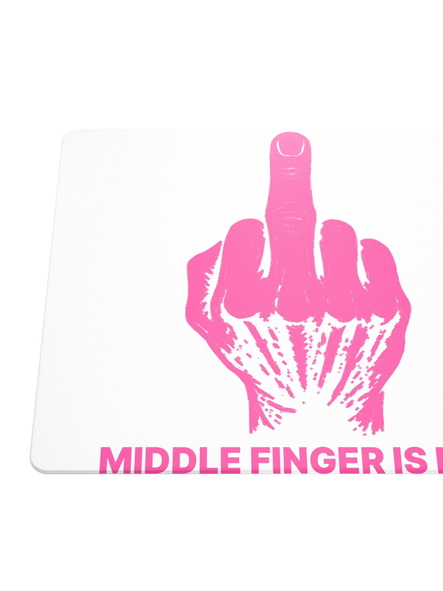 No ShopCo | Gaming Mouse Pad - Pink on White product image (6)