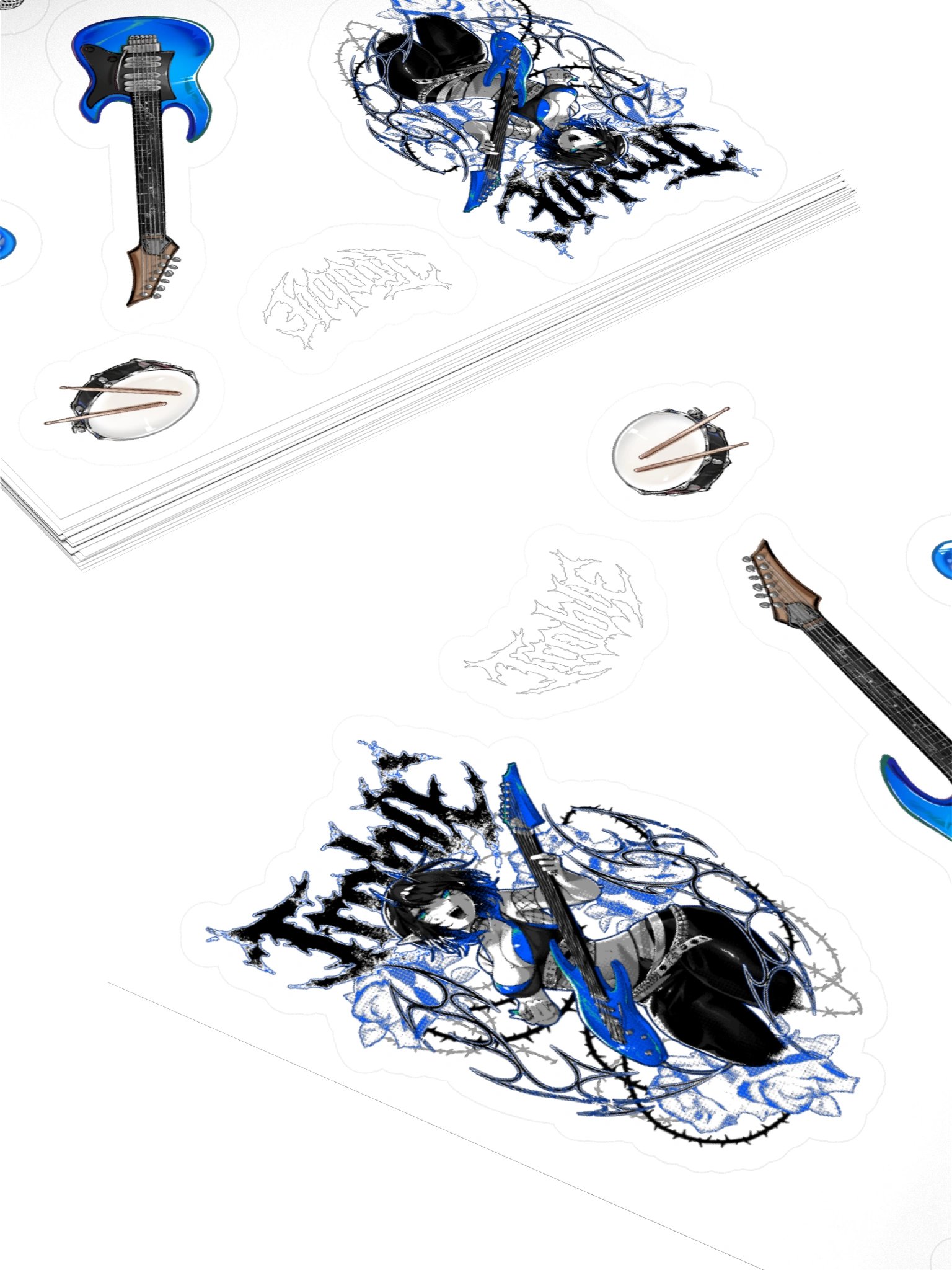 Troble Metal Sticker Sheet product image (4)