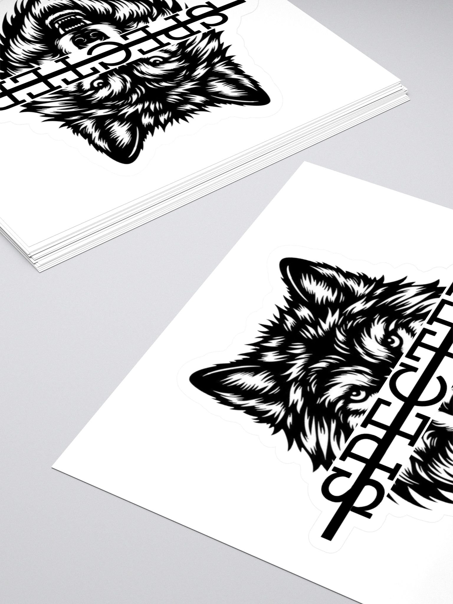 The Black Wolf Sticker product image (4)