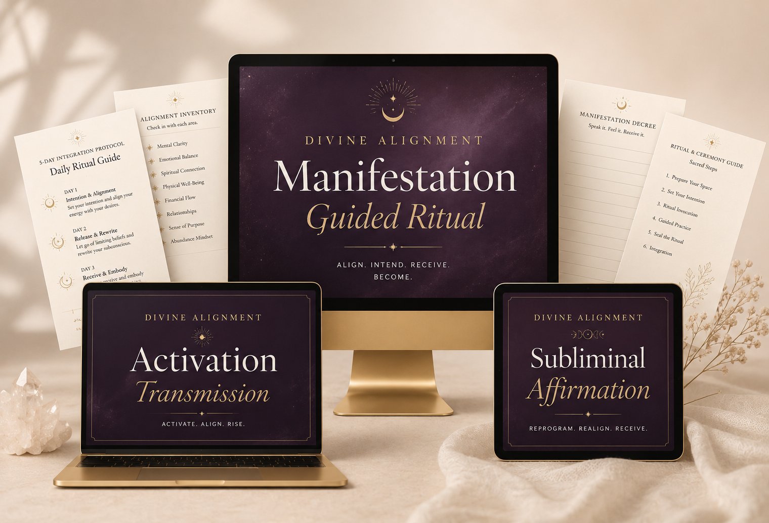 🆕Divine Alignment Manifestation Ritual Kit with Exclusive Bonuses (Digital Download) product image (3)