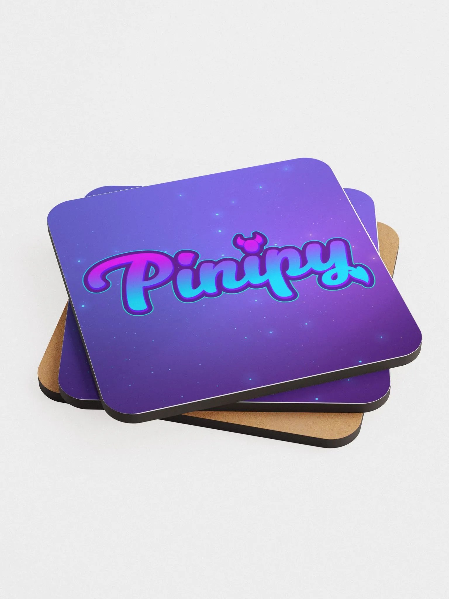 Pinipy Glossed Cork Coaster product image (3)